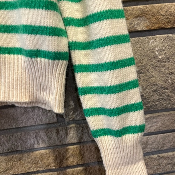 &Merci Striped Sweater green and cream - Picture 7 of 8